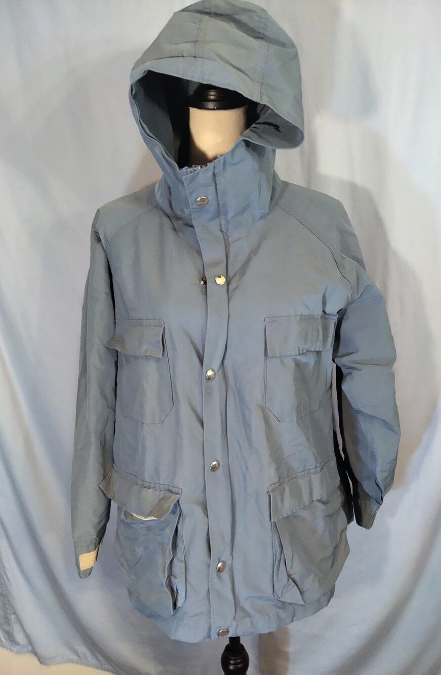 L.L. Bean Slate Blue Hooded Jacket / Coat
